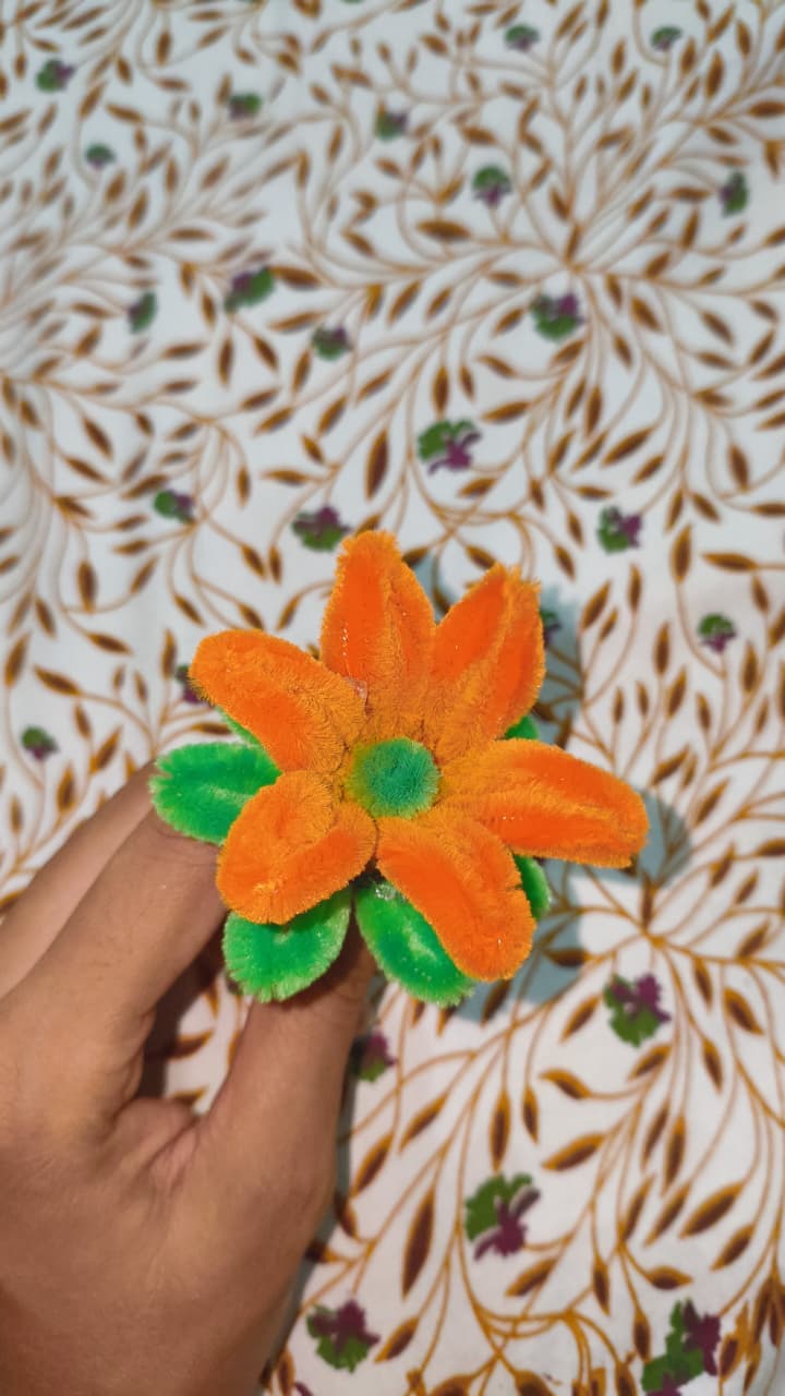 Orange Sunflower Stem